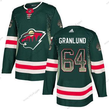 Adidas Minnesota Wild #64 Mikael Granlund Vihreä Paita – Miesten