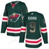 Adidas Minnesota Wild #9 Mikko Koivu Vihreä Paita – Miesten