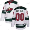 Adidas Minnesota Wild Räätälöidyt NHL Aito Valkoinen Paita – Miesten