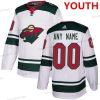 Adidas Minnesota Wild Räätälöidyt NHL Aito Valkoinen Paita