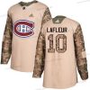 Adidas Montreal Canadiens #10 Guy Lafleur Maastokuvio Aito 2017 Veterans Day Ommeltu NHL Paita – Miesten