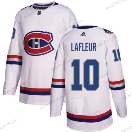 Adidas Montreal Canadiens #10 Guy Lafleur Valkoinen Aito 1917-2017 100th Klassinen Ommeltu NHL Paita – Miesten