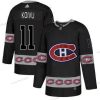 Adidas Montreal Canadiens #11 Saku Koivu Musta Maajoukkue Logos Paita – Miesten