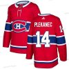 Adidas Montreal Canadiens #14 Tomas Plekanec Punainen Kotiottelu Aito Ommeltu NHL Paita – Miesten