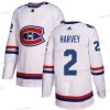 Adidas Montreal Canadiens #2 Doug Harvey Valkoinen Aito 1917-2017 100th Klassinen Ommeltu NHL Paita – Miesten