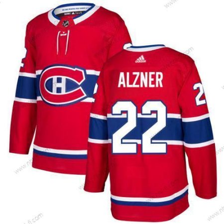 Adidas Montreal Canadiens #22 Karl Alzner Punainen Kotiottelu Aito Ommeltu NHL Paita – Miesten