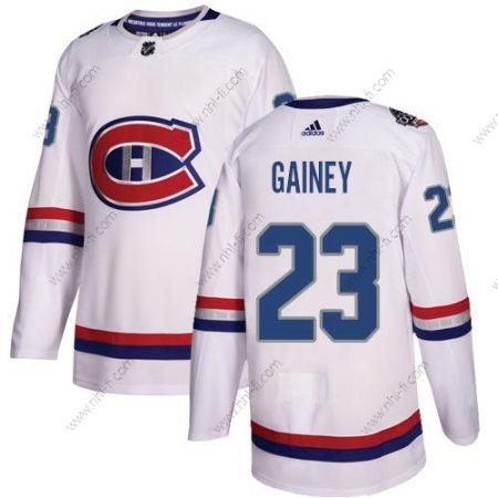 Adidas Montreal Canadiens #23 Bob Gainey Valkoinen Aito 1917-2017 100th Klassinen Ommeltu NHL Paita – Miesten