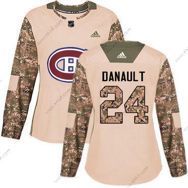 Adidas Montreal Canadiens #24 Phillip Danault Maastokuvio Aito 2017 Veterans Day Ommeltu NHL Paita – Naisten