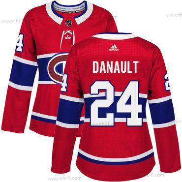 Adidas Montreal Canadiens #24 Phillip Danault Punainen Kotiottelu Aito Ommeltu NHL Paita – Naisten