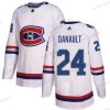 Adidas Montreal Canadiens #24 Phillip Danault Valkoinen Aito 1917-2017 100th Klassinen Ommeltu NHL Paita – Miesten