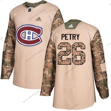 Adidas Montreal Canadiens #26 Jeff Petry Maastokuvio Aito 2017 Veterans Day Ommeltu NHL Paita – Miesten