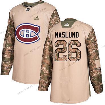 Adidas Montreal Canadiens #26 Mats Naslund Maastokuvio Aito 2017 Veterans Day Ommeltu NHL Paita – Miesten