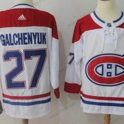 Adidas Montreal Canadiens #27 Alex Galchenyuk Valkoinen Road Aito Ommeltu NHL Paita – Miesten