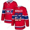 Adidas Montreal Canadiens #27 Alexei Kovalev Punainen Kotiottelu Aito USA Flag Ommeltu NHL Paita – Miesten