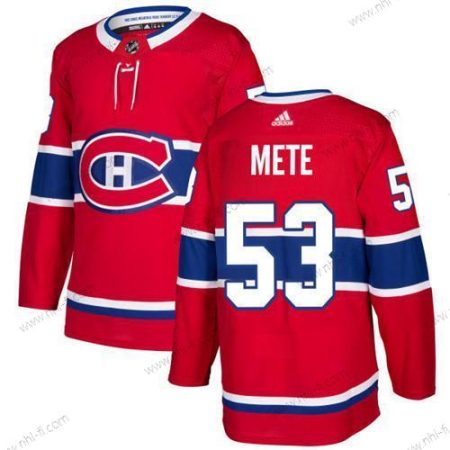 Adidas Montreal Canadiens #53 Victor Mete Punainen Kotiottelu Aito Ommeltu NHL Paita – Miesten