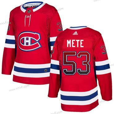 Adidas Montreal Canadiens #53 Victor Mete Punainen Paita – Miesten