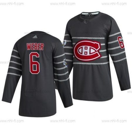 Adidas Montreal Canadiens #6 Shea Weber Harmaa 2020 NHL All-Star Game Paita – Miesten