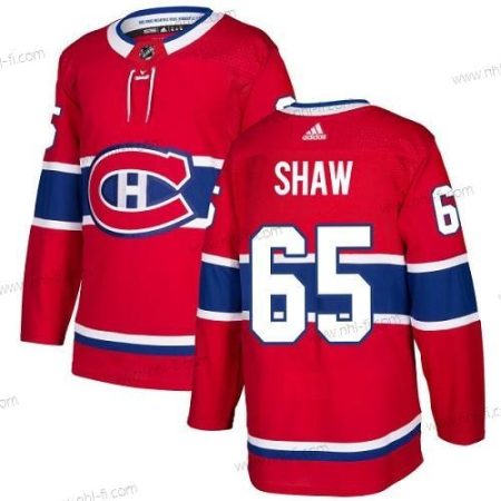 Adidas Montreal Canadiens #65 Andrew Shaw Punainen Kotiottelu Aito Ommeltu NHL Paita – Miesten