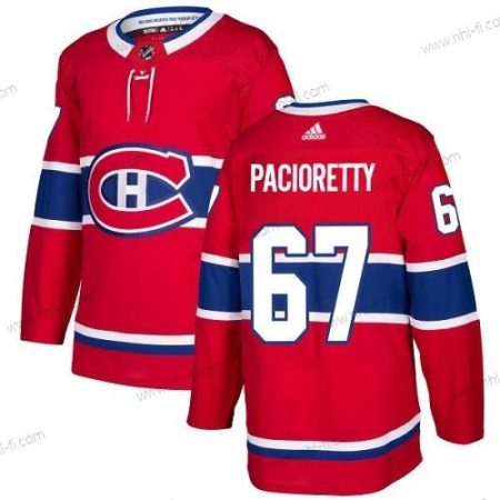 Adidas Montreal Canadiens #67 Max Pacioretty Punainen Kotiottelu Aito Ommeltu NHL Paita – Miesten