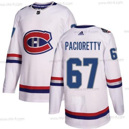 Adidas Montreal Canadiens #67 Max Pacioretty Valkoinen Aito 1917-2017 100th Klassinen Ommeltu NHL Paita – Miesten