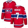 Adidas Montreal Canadiens #7 Howie Morenz Punainen Kotiottelu Aito Ommeltu NHL Paita – Miesten