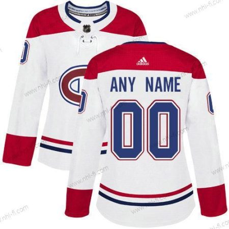 Adidas Montreal Canadiens Räätälöidyt NHL Aito Valkoinen Paita – Naisten