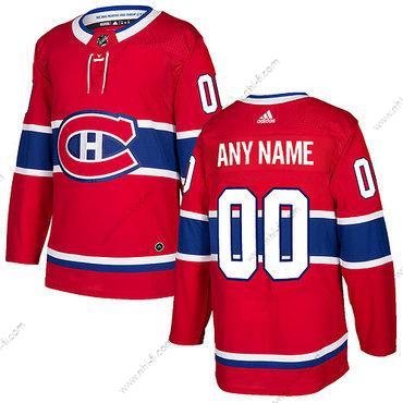 Adidas Montreal Canadiens Räätälöidyt Punainen 2017-2018 Jääkiekko Ommeltu NHL Paita – Miesten