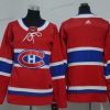 Adidas Montreal Canadiens Tyhjä Punainen Kotiottelu Aito Ommeltu NHL Paita – Naisten