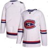 Adidas Montreal Canadiens Tyhjä Valkoinen Aito 1917-2017 100th Klassinen Ommeltu NHL Paita – Miesten