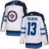 Adidas NHL Winnipeg Jets #13 Teemu Selanne Kolmas Valkoinen Aito Paita – Miesten