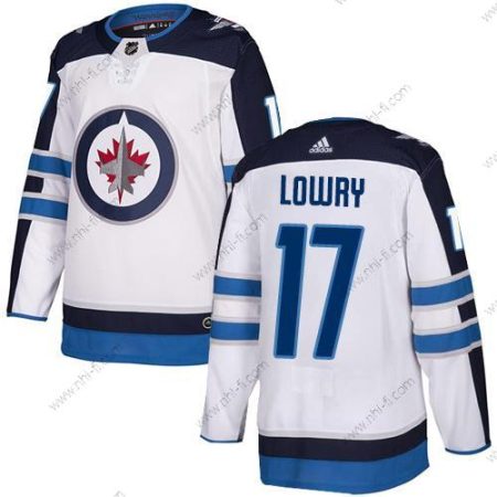 Adidas NHL Winnipeg Jets #17 Adam Lowry Kolmas Valkoinen Aito Paita – Miesten