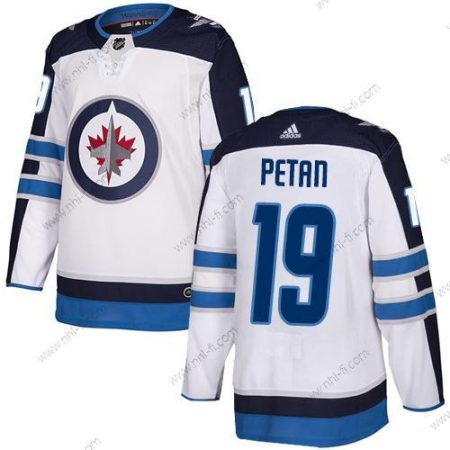 Adidas NHL Winnipeg Jets #19 Nic Peta Kolmas Valkoinen Aito Paita – Miesten