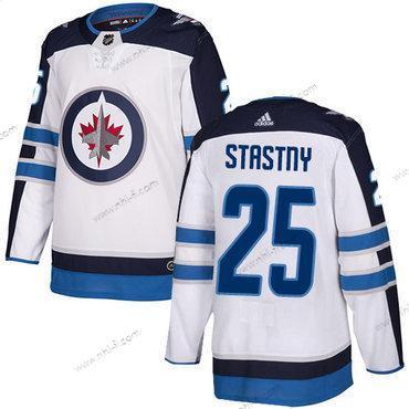 Adidas NHL Winnipeg Jets #25 Paul Stastny Kolmas Valkoinen Aito Paita – Miesten