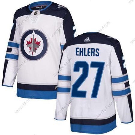 Adidas NHL Winnipeg Jets #27 Nikolaj Ehlers Kolmas Valkoinen Aito Paita – Miesten