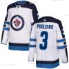 Adidas NHL Winnipeg Jets #3 Tucker Poolman Kolmas Valkoinen Aito Paita – Miesten