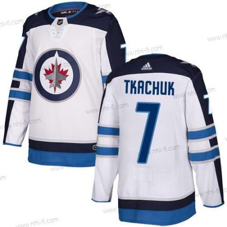 Adidas NHL Winnipeg Jets #7 Keith Tkachuk Kolmas Valkoinen Aito Paita – Miesten