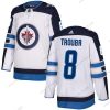 Adidas NHL Winnipeg Jets #8 Jacob Trouba Kolmas Valkoinen Aito Paita – Miesten