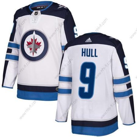 Adidas NHL Winnipeg Jets #9 Bobby Hull Kolmas Valkoinen Aito Paita – Miesten