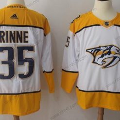 Adidas Nashville Predators #35 Pekka Rinne Valkoinen Road Aito Ommeltu NHL Paita – Miesten