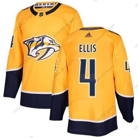 Adidas Nashville Predators #4 Ryan Ellis Keltainen Kotiottelu Aito Ommeltu NHL Paita – Miesten