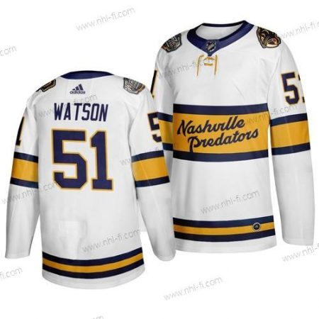 Adidas Nashville Predators 51 Austin Watson Valkoinen 2020 Talvi Klassinen Paita – Miesten