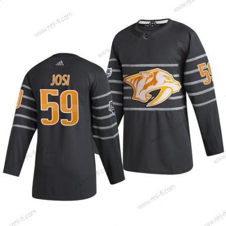 Adidas Nashville Predators #59 Roman Josi Harmaa 2020 NHL All-Star Game Paita – Miesten