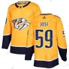 Adidas Nashville Predators #59 Roman Josi Keltainen Kotiottelu Aito Ommeltu NHL Paita – Miesten