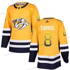 Adidas Nashville Predators #8 Kyle Turris Kulta Paita – Miesten