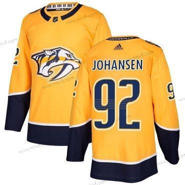 Adidas Nashville Predators #92 Ryan Johansen Keltainen Kotiottelu Aito Ommeltu NHL Paita – Miesten