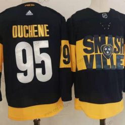 Adidas Nashville Predators #95 Matt Duchene Musta 2022 Stadium Series Ommeltu NHL Paita – Miesten