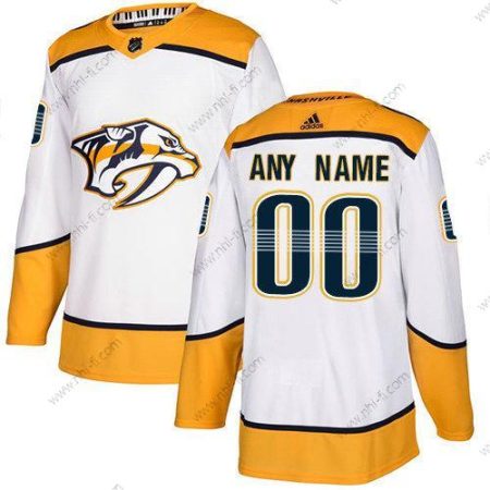 Adidas Nashville Predators Räätälöidyt NHL Aito Valkoinen Paita – Miesten