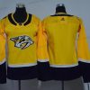 Adidas Nashville Predators Tyhjä Keltainen Kotiottelu Aito Ommeltu NHL Paita – Naisten