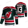 Adidas New Jersey Devils #13 Nico Hischier Vihreä 2020-21 Käänteinen Retro Vaihtopaita NHL Paita – Miesten