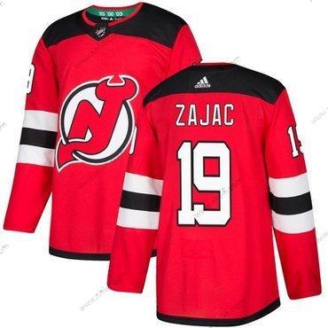 Adidas New Jersey Devils #19 Travis Zajac Punainen Kotiottelu Aito Ommeltu NHL Paita – Miesten